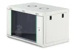 Sieninis 19 colių stovo spintos korpusas DIGITUS Dynamic‑N DN-37100, 7U, 600x450 mm (PxG), IP20, &scaron;viesiai pilka, nei&scaron;ardytas
