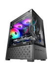 Mini bokso korpusas TACENS Mars Gaming MC-SE2 &mdash; Mini-ITX / Micro-ATX, juodas, &scaron;oninis langas, maitinimo &scaron;altinis apačioje, palaiko 2x2,5 colio + 1x3,5 colio