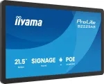 IIYAMA ProLite S2225AS-B1P skaitmeninės reklamos ekranas 54,6 cm (21,5 colio) LCD Wi-Fi 500 cd/m&sup2; Full HD juodas su integruotu procesoriumi Android 24/7
