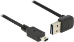 USB kabelis DeLOCK 85184 USB 2.0 0,5 m USB A Mini-USB B juodas