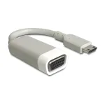 Vaizdo kabelio adapteris DeLOCK 65471 mini HDMI į VGA 0,015 m Baltas