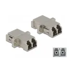 Optiminis skaidulų jungtis DeLOCK LC Duplex moteri&scaron;ka į LC Duplex moteri&scaron;ka Vienmodė metalinė