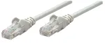 Intellinet 737302 tinklo kabelis (patch), Cat5e, 0,25 m, UTP, RJ45, formuotos galvutės, be kabliukų, pilkas