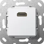 GIRA HDMI jungtis (Gender Changer) gryna balta 566903