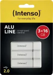 Intenso ALU Line 3x16GB USB 2.0 atmintukų rinkinys 3521473