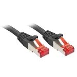 Lindy CAT6 RJ45 S/FTP pataisos laidas, 1 m, juodas