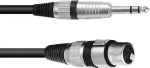 Adapterinis kabelis XLR į 6,3 mm lizdą Omnitronic 30225180 &mdash; 1x XRL moteri&scaron;ka iki 1x 6,3 mm Jack, 0,9 m