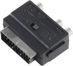 Pridėtinis adapteris SCART 3&times;RCA ShiverPeaks BS94034