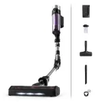 Rowenta RH2037 2-in-1 belaidis &scaron;luotinis dulkių siurblys, akumuliatorinis, sausas, be mai&scaron;elio, 0,4 l, 250 W, juodas, violetinis