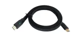HDMI kabelis v 2.1 plok&scaron;čias juodas 3m