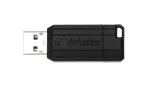 USB atmintukas Verbatim 8GB USB-A PinStripe juodas