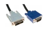 Hypertec 127721-HY vaizdo kabelio adapteris 5 m DVI-A VGA (D-Sub) juoda, mėlyna, balta