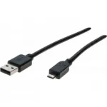 Hypertec 532452-HY USB laidas USB 2.0 0.5 m USB A Micro-USB B juodas