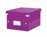 Leitz Click & Store WOW maža laikymo dėžutė, violetinė, kartonas, 540 g