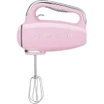 Smeg HMF01PKEU rankinis plaktuvas 50-ųjų retro dizainas rožinis