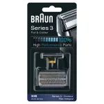Skutimo galvutė BRAUN Series 3 31S &ndash; atsarginė, viena galvutė, juoda, 10 g