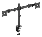 Laikiklis dviems monitoriams PureMounts PM-OFFICE-02, 68.6 cm (27 inch), stalas, juodas