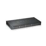 Valdomas Gigabit Ethernet komutatorius Zyxel GS1920-48V2, 48 prievadų, PoE 375 W, juodas