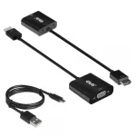 CLUB3D CAC-1302 vaizdo kabelio adapteris 0,5 m HDMI A tipo (standartinis) &ndash; VGA (D-Sub) juodas