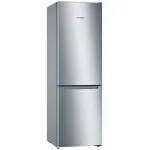 &Scaron;aldytuvas-&scaron;aldiklis Bosch KGN36NLEA su apatiniu &scaron;aldikliu, No Frost, 305 l, energijos klasė E, nerūdijančio plieno spalva