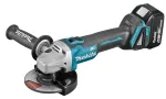 Makita DGA506RTJ 18V LXT besėptis akumuliatorinis kampinis &scaron;lifuoklis 125mm 8500 RPM