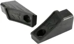 Root Industries Deck Rear Plugs - Juodi nailoniniai triukų paspirtuko denio galų kam&scaron;čiai (pora)