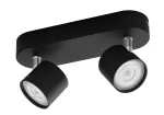 Philips Star Spot 2 juodas 1000lm LED lubinis/sieninis prožektorius