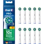 Oral-B CrossAction keičiamosios dantų &scaron;epetėlio galvutės, 10 vnt., baltos