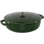 Staub Braiser Chistera 28 cm Basil Green