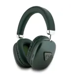 Guess Over-Ear Bluetooth 5.3 ausinės su 4G trikampio logotipu, chaki spalvos