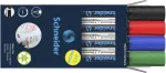 Schneider Maxx 293 Whiteboard and Flipchart Marker Assorted Colours 2,0 - 5,0 mm, Pack of 4