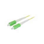 SYNERGY21 &Scaron;viesolaidinis jungiamasis kabelis 20m SC/APC &ndash; SC/APC OS2 G.657.A2 9/125&micro;m Simplex 2mm Geltonas