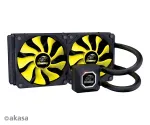 Akasa Venom A20 All-in-One Liquid Cooler 240mm 2x120mm Fans White LED