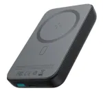 Joyroom JR-W020 20W Mini Magnetinis Belaidis Powerbank 10000mAh Juodas su USB į Type-C 0,25m Laidu