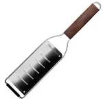 Microplane Coarse Grater &ndash; juoda rankena, nerūdijančio plieno a&scaron;menys