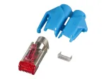 EFB RJ45 Hirose Connector STP, TM21 Blue, Cat.6, 100 vnt.