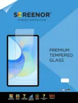 SCREENOR Grūdinto stiklo apsauginis stikliukas, skirtas Apple iPad Pro 10,5 colio (2017) &ndash; 9H kietumas, oleofobinė danga, 2,5D užapvalinti kra&scaron;tai, itin skaidrus HD