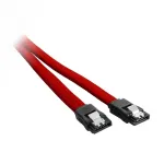 CableMod ModMesh SATA kabelis - Serial ATA 150/300/600 - SATA (M) į SATA (M) - 60 cm - Raudonas (CM-CAB-SATA-N60KR-R)