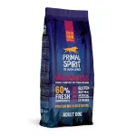 Sausas &scaron;unų ėdalas PRIMAL SPIRIT Wilderness 60% Mėsa &mdash; Kiauliena ir Vi&scaron;tiena, suaugusiems, 12 kg, be grūdų
