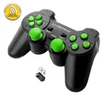 Esperanza Gladiator EGG108G belaidis valdiklis, 2,4 GHz, PC/PS3, juodos ir žalios spalvų