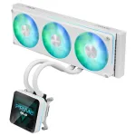 ASUS Prime SLC II 360 ARGB LCD White Edition AIO skysčio CPU au&scaron;intuvas