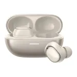 QCY Melobuds A30 belaidės ausinės, adaptyvusis ANC iki 60 dB, Bluetooth 6.0, LDAC, Hi-Res Audio, 50 val. veikimo laikas, 8 mikrofonai, IPX5, auksinės