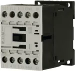 Eaton DILM12-10 3 polių galios kontaktoriai, 230 V AC 50 Hz / 240 V AC 60 Hz ritė, 1 NO pagalbinis kontaktas, 12 A AC-3, 5,5 kW, varžtiniai gnybtai, tvirtinimas ant DIN bėgio