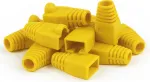 DSIT DANICOM RJ45 įtempimo mažinimo apsauga geltona, 10 vnt.