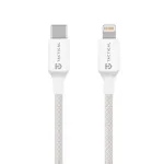 Tactical Stitch Thread USB-C &ndash; Lightning kabelis, baltas