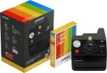 Polaroid Everything Box Now+ Gen 3 juodos spalvos momentinės kameros rinkinys su 2x Color 600 juostos dvigubu paketu