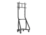 Equip 37-80 colių sunkiasvoris televizoriaus vežimėlis, 94 cm (37 inch), 2,03 m (80 inch), 200 x 200 mm, 600 x 400 mm, aliuminis, plastikas, nerūdijantis plienas, juoda