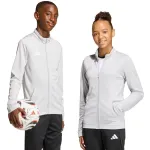 adidas Entrada 26 Track vaiki&scaron;ka sportinė striukė &scaron;viesiai pilka JZ6610 152cm