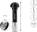 Navilock GNSS antena N jungtis 28 dB aktyvi lauko juoda 10 cm (60763)