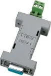 ABUS TV8469 RS232 į RS485 sąsajos konverteris, DB9, maitinamas i&scaron; magistralės, 115,2 kbps, 1200 m, juodas